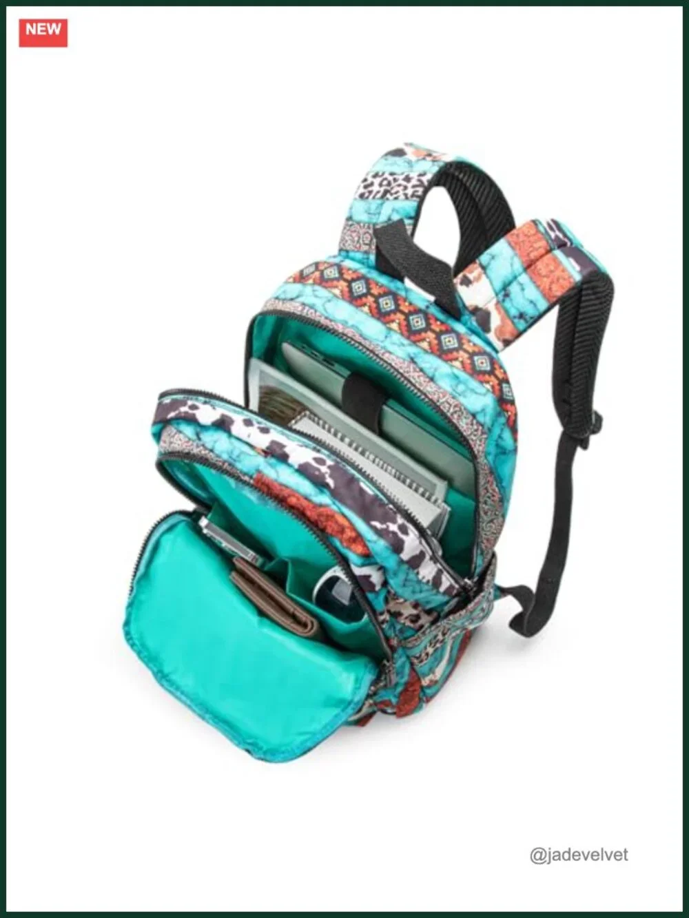 Western Boho Backpack Purse Waterproof Laptop Daypack Large Capacity Travel